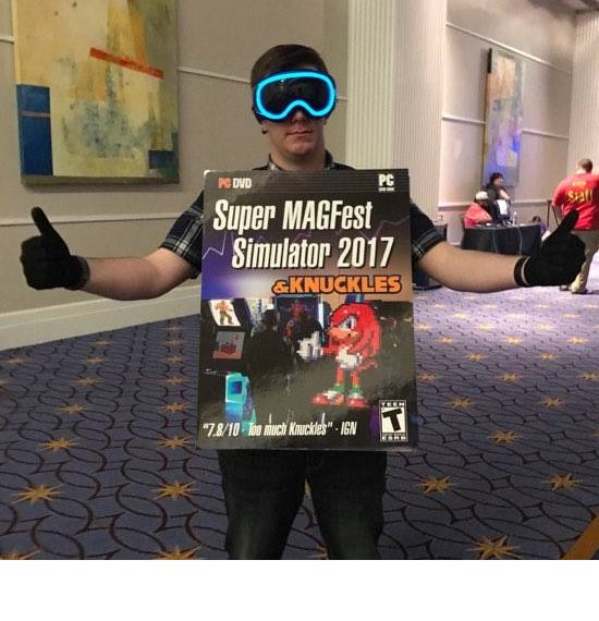 Super MAGFest Cosplay & KNUCKLES
